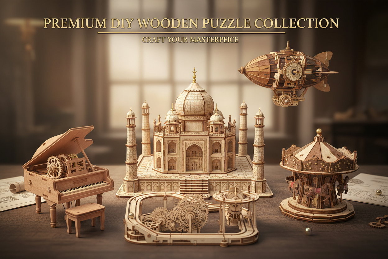 DIY Wooden Puzzle Wonders