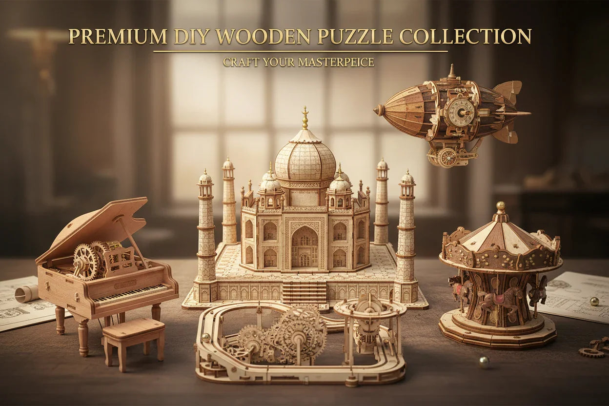 DIY Wooden Puzzle Wonders