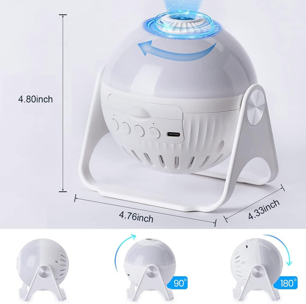 7-in-1 Galaxy Planetarium Projector with LED Stars