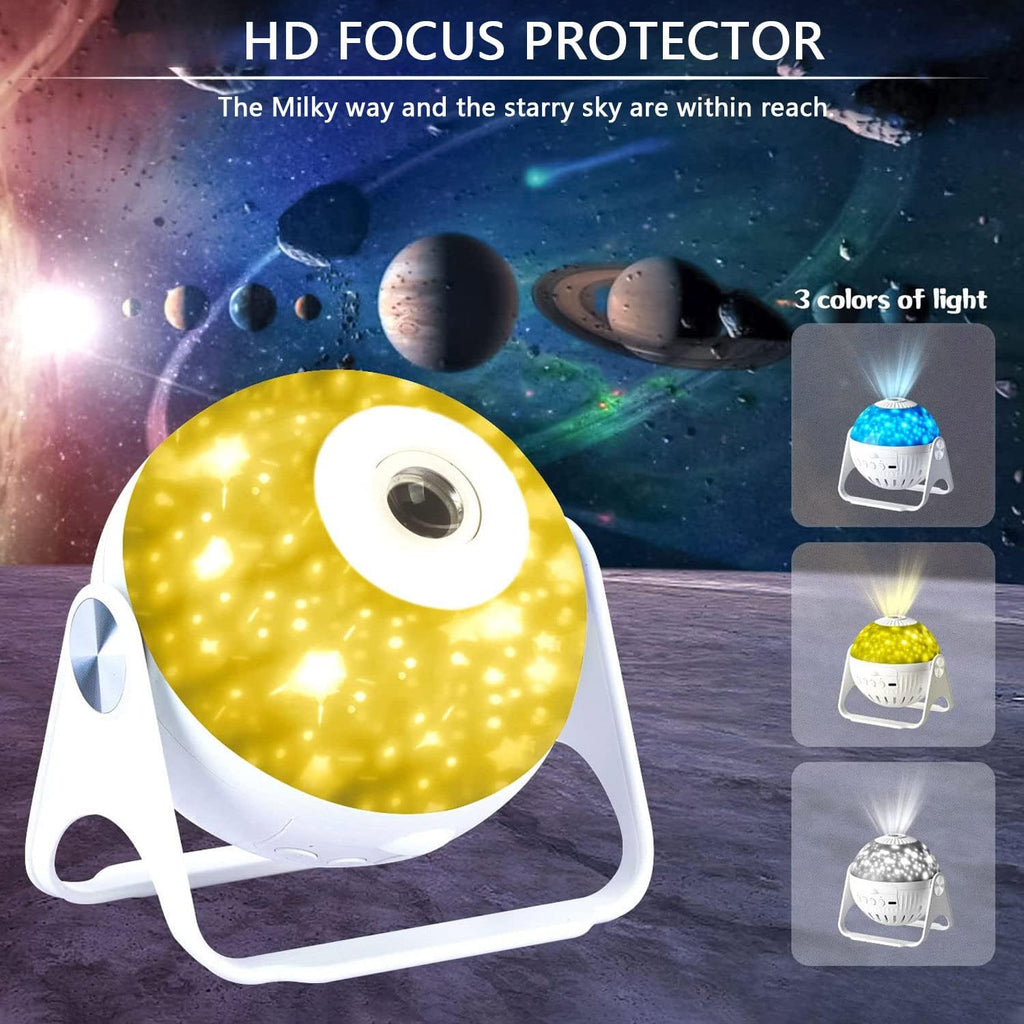 7-in-1 Galaxy Planetarium Projector with LED Stars