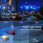 7-in-1 Galaxy Planetarium Projector with LED Stars