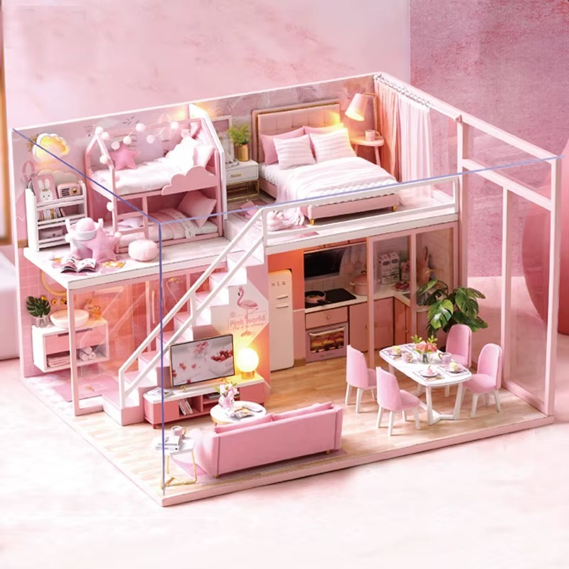 https://cdn.shopify.com/s/files/1/0743/8945/5069/files/puzzloria-diy-dollhouse-kit-apartment-pink-w.png?v=1768851243