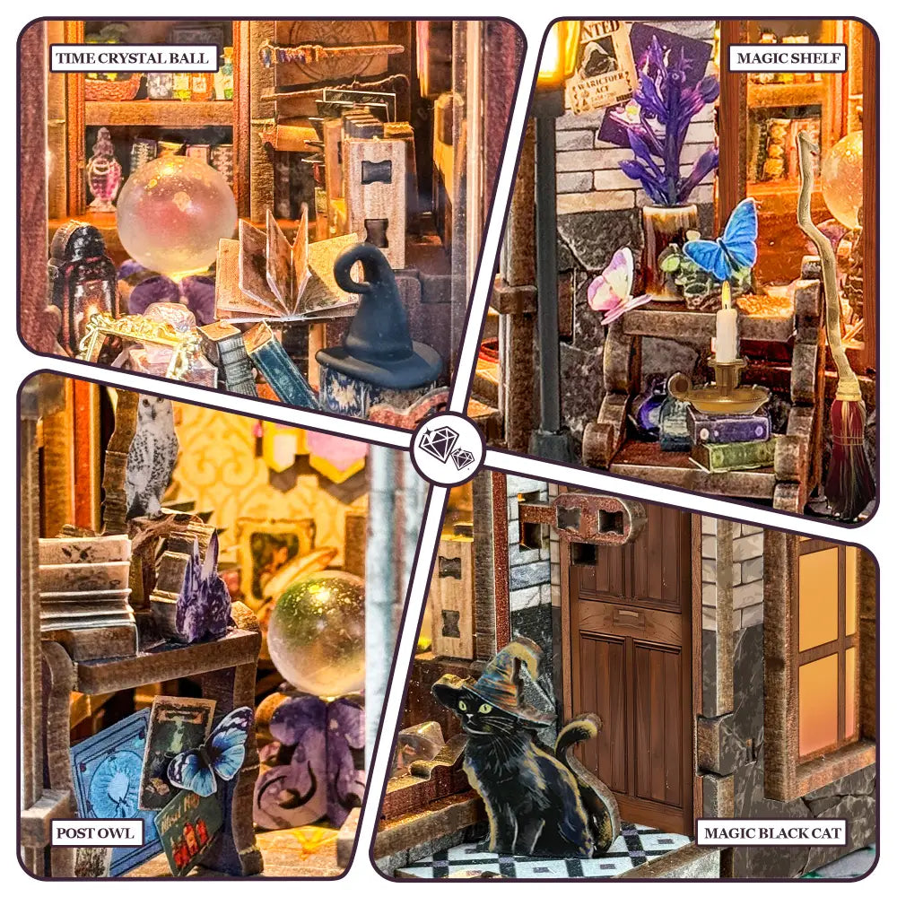 Sashura™ Enchanted Magic Clock Tower - DIY Wooden Brain Teaser Kit by Sashura Premium