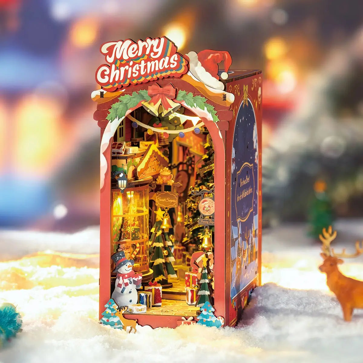 Sashura™ Enchanting Christmas Street - LED Illuminated 3D Puzzle by Sashura Premium