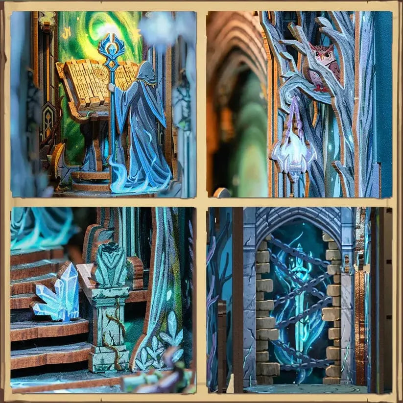 Sashura™ Enchanting Gate of Wonderland - Magical Bookshelf Insert by Sashura Premium