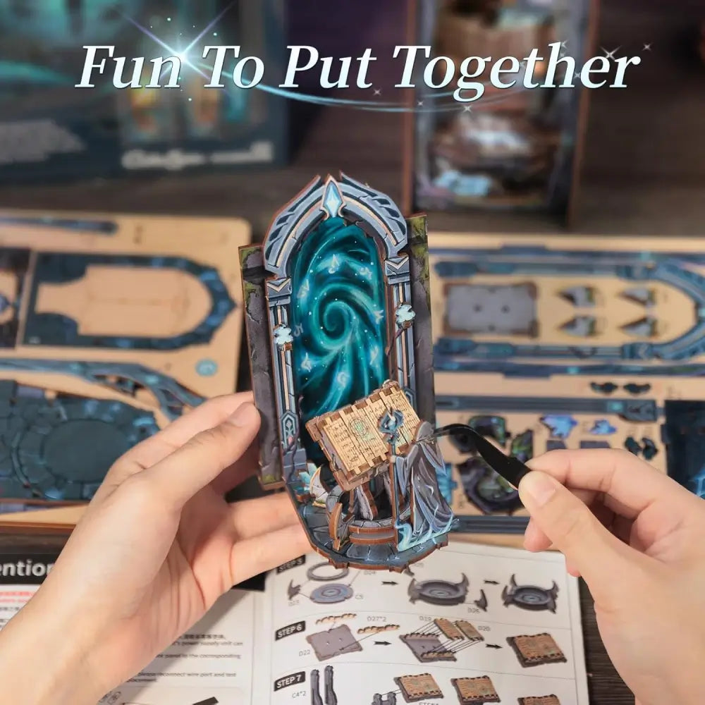 Sashura™ Enchanting Gate of Wonderland - Magical Bookshelf Insert by Sashura Premium