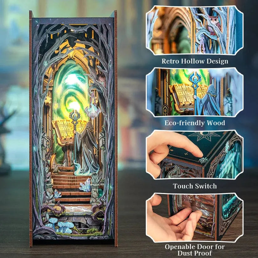 Sashura™ Enchanting Gate of Wonderland - Magical Bookshelf Insert by Sashura Premium