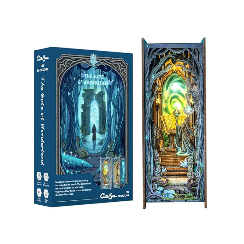 Sashura™ Enchanting Gate of Wonderland - Magical Bookshelf Insert by Sashura Premium