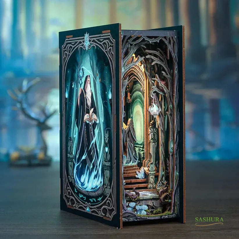 Sashura™ Enchanting Gate of Wonderland - Magical Bookshelf Insert by Sashura Premium
