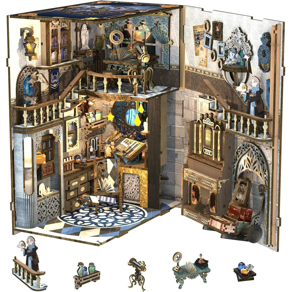Sashura™ Enchanting Magic Chamber DIY Book Nook - Premium Miniature Kit by Sashura Premium