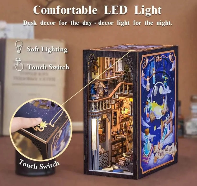 Sashura™ Enchanting Magic Chamber DIY Book Nook - Premium Miniature Kit by Sashura Premium