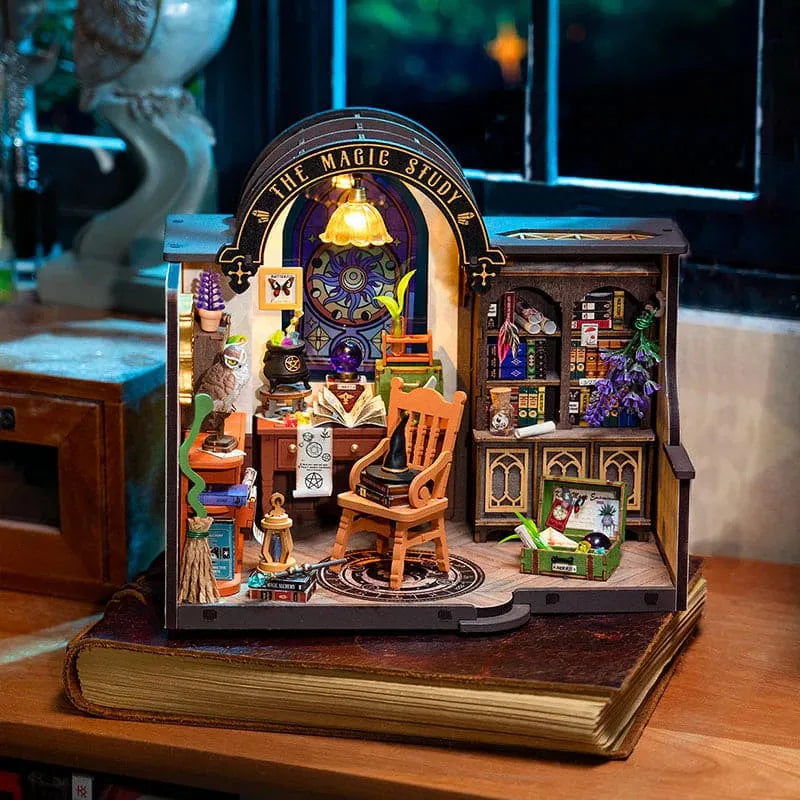 Sashura™ Enchanting Magic Study DIY Kit - Creative Miniature Escape by Sashura Premium