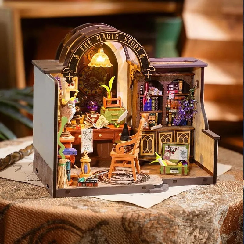 Sashura™ Enchanting Magic Study DIY Kit - Creative Miniature Escape by Sashura Premium