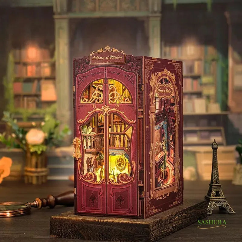 Sashura™ Exquisite The Library Book Nook - Immersive Reading Escape by Sashura Premium