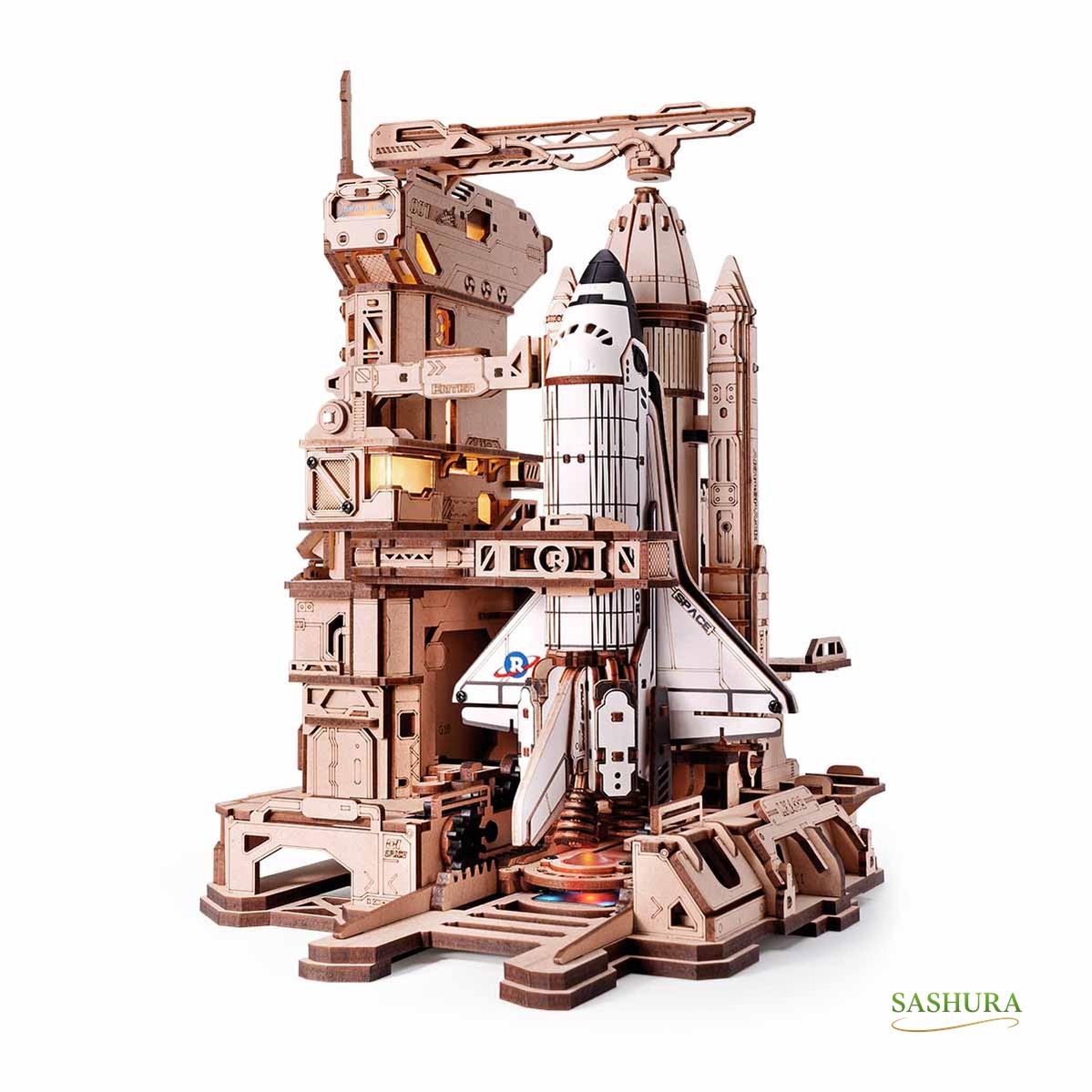 Sashura™ Galactic Commander Space Shuttle - Motorized Launch Experience by Sashura Premium