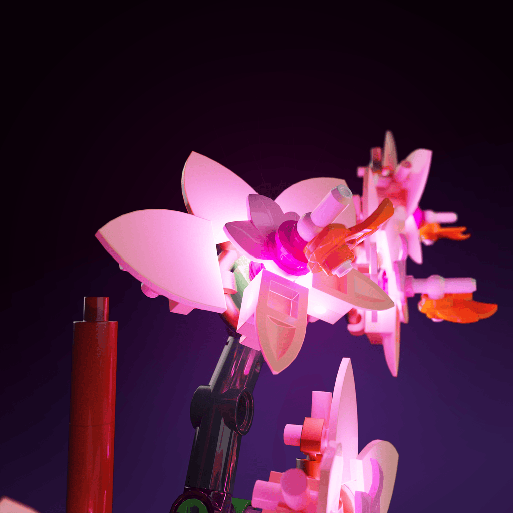Sashura™ Luminous Mini Orchid LED Kit - Vibrant Floral Ambiance by Sashura Premium