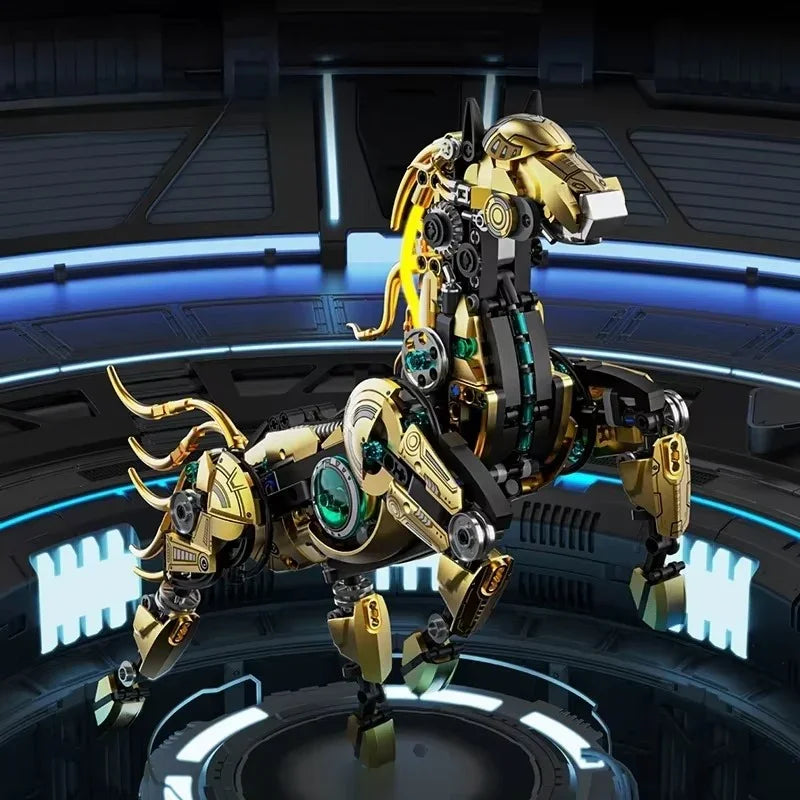Sashura™ Majestic Mechanical Stealth Stallion - 1055-Piece Engineering Kit by Sashura Premium