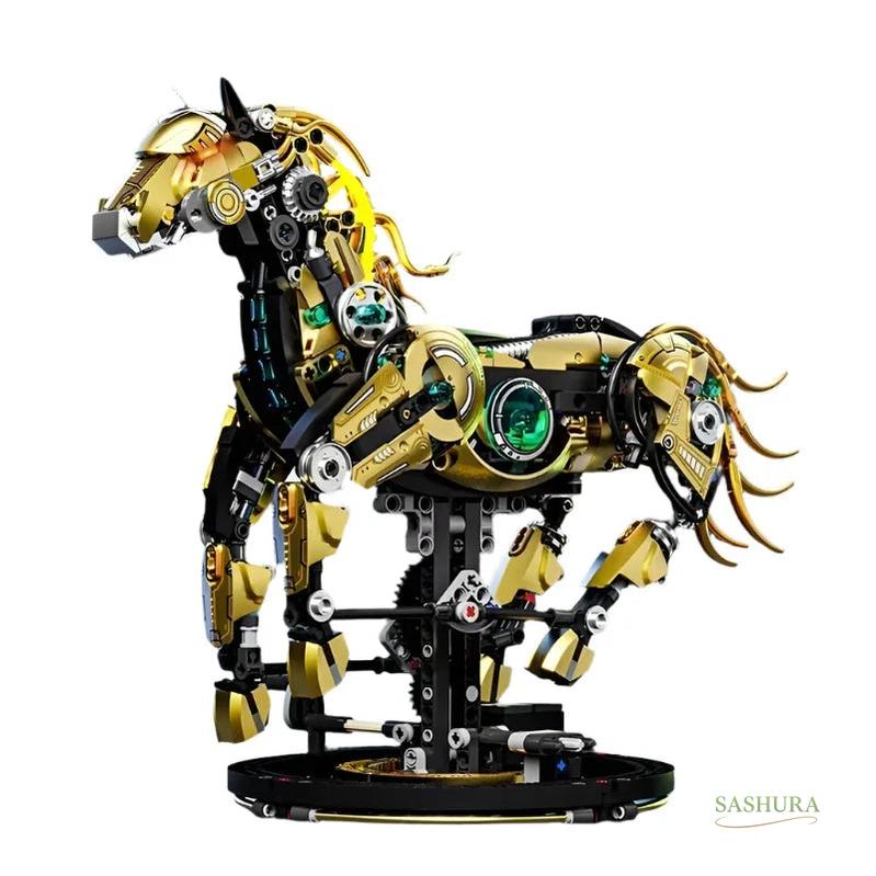 Sashura™ Majestic Mechanical Stealth Stallion - 1055-Piece Engineering Kit by Sashura Premium