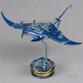 Sashura™ Majestic Metal Manta Ray - Fluid Motion LED Display by Sashura Premium