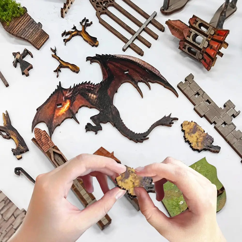Sashura™ Mythic Magic Ring DIY Book Nook - Epic Fantasy Bookshelf Decor by Sashura Premium