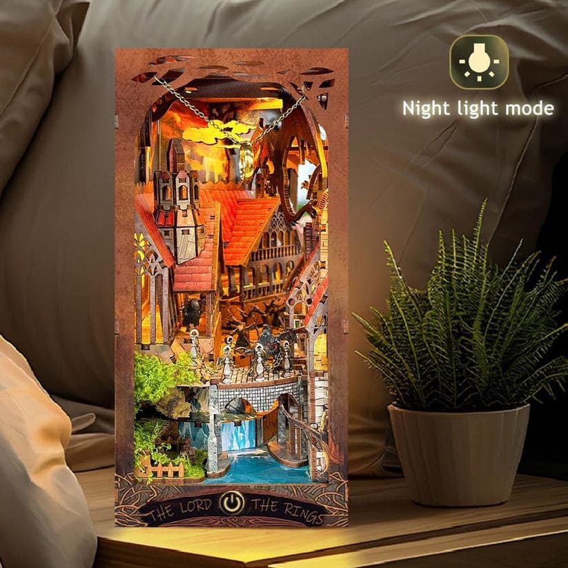 Sashura™ Mythic Magic Ring DIY Book Nook - Epic Fantasy Bookshelf Decor by Sashura Premium