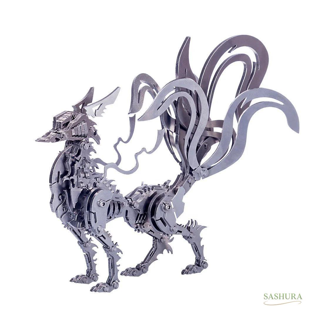 Sashura™ Mythical Mechanical Nine-Tailed Fox - Precision Engineering Challenge by Sashura Premium