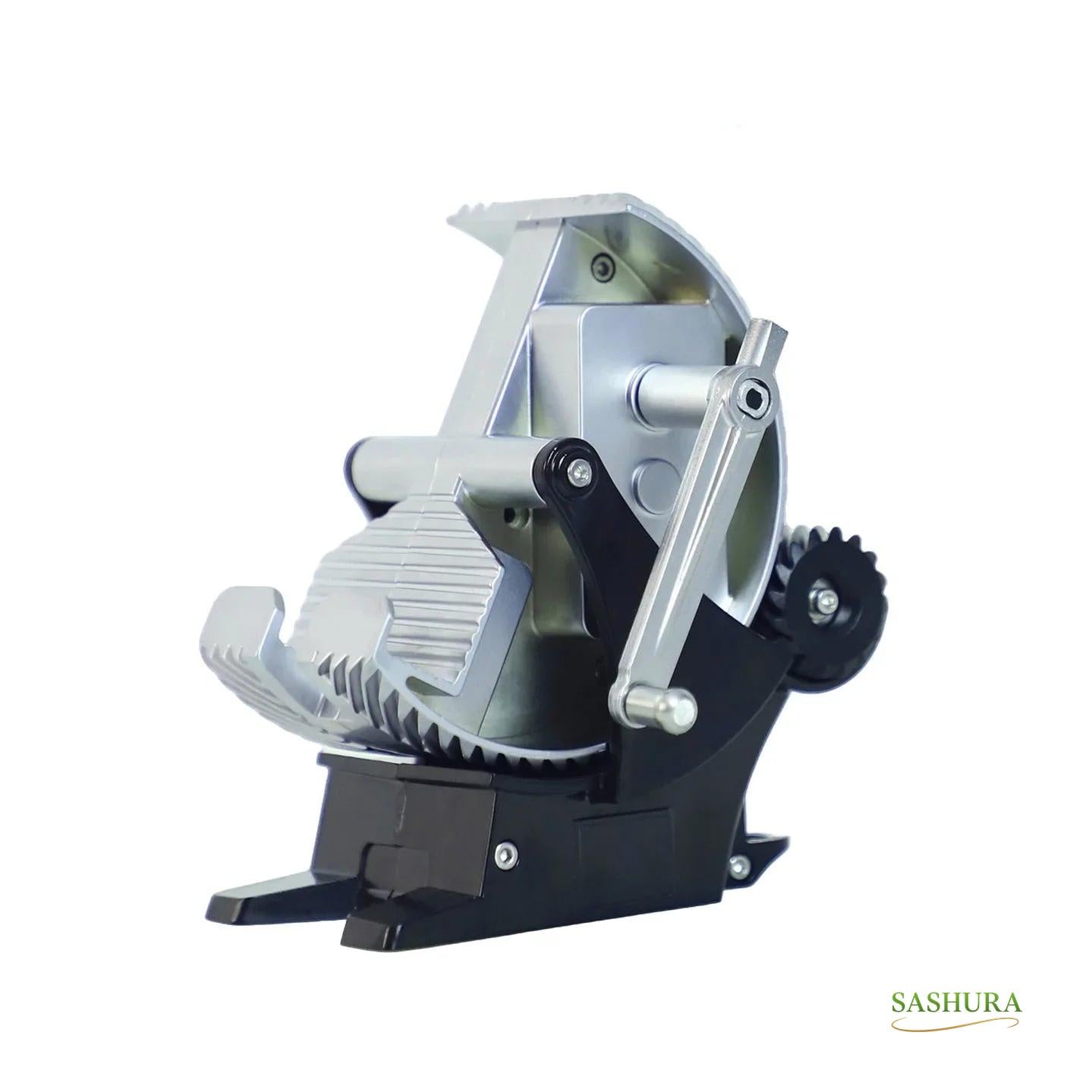 Sashura™ Precision Alloy Mechanical Phone Holder - Industrial Charging Station by Sashura Premium
