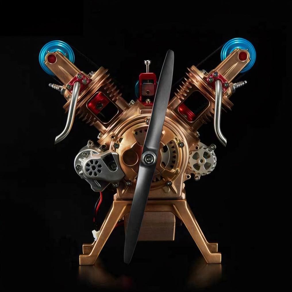 Sashura™ Precision Cast Metal V2 Engine Kit Functional Model by Sashura Premium