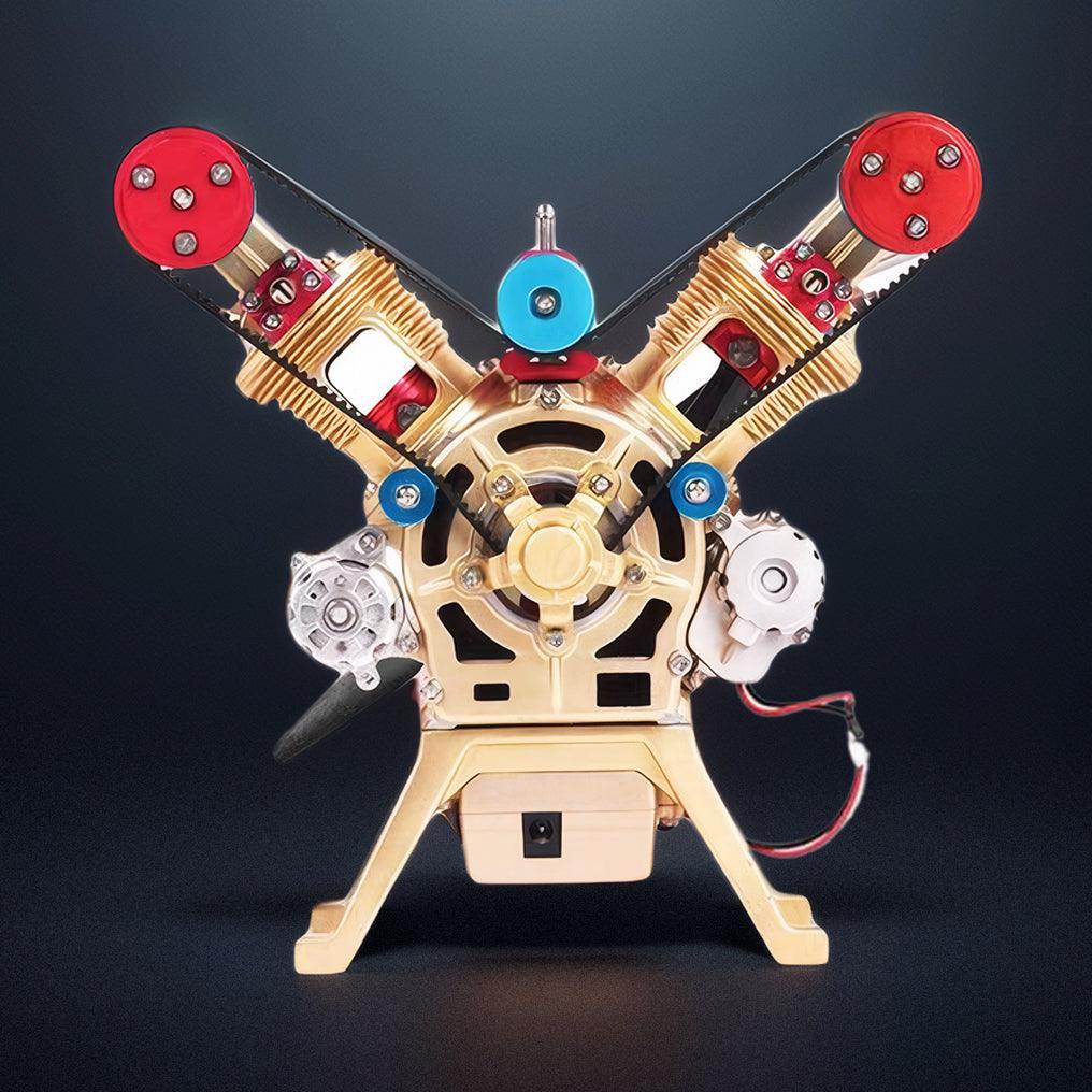 Sashura™ Precision Cast Metal V2 Engine Kit Functional Model by Sashura Premium