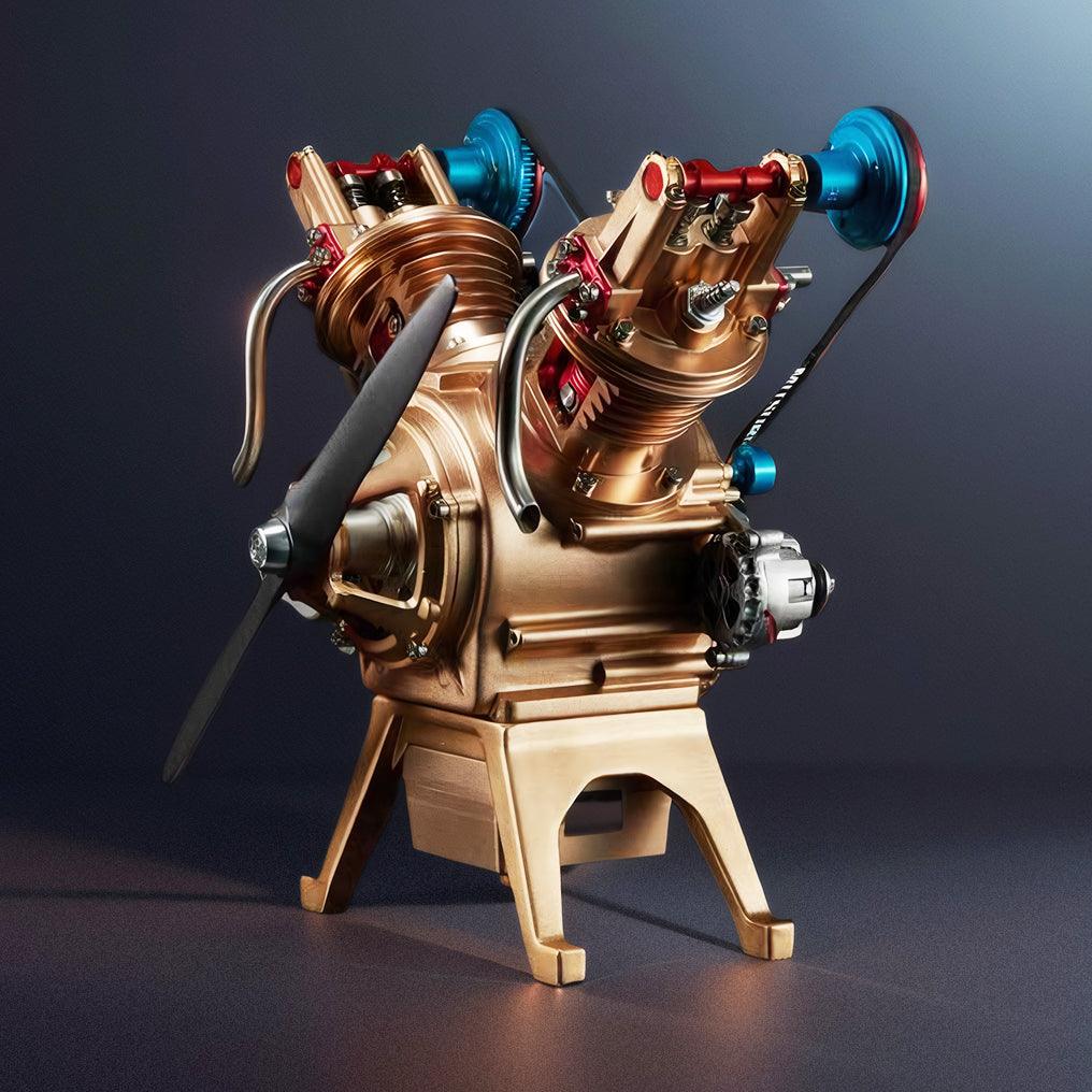 Sashura™ Precision Cast Metal V2 Engine Kit Functional Model by Sashura Premium