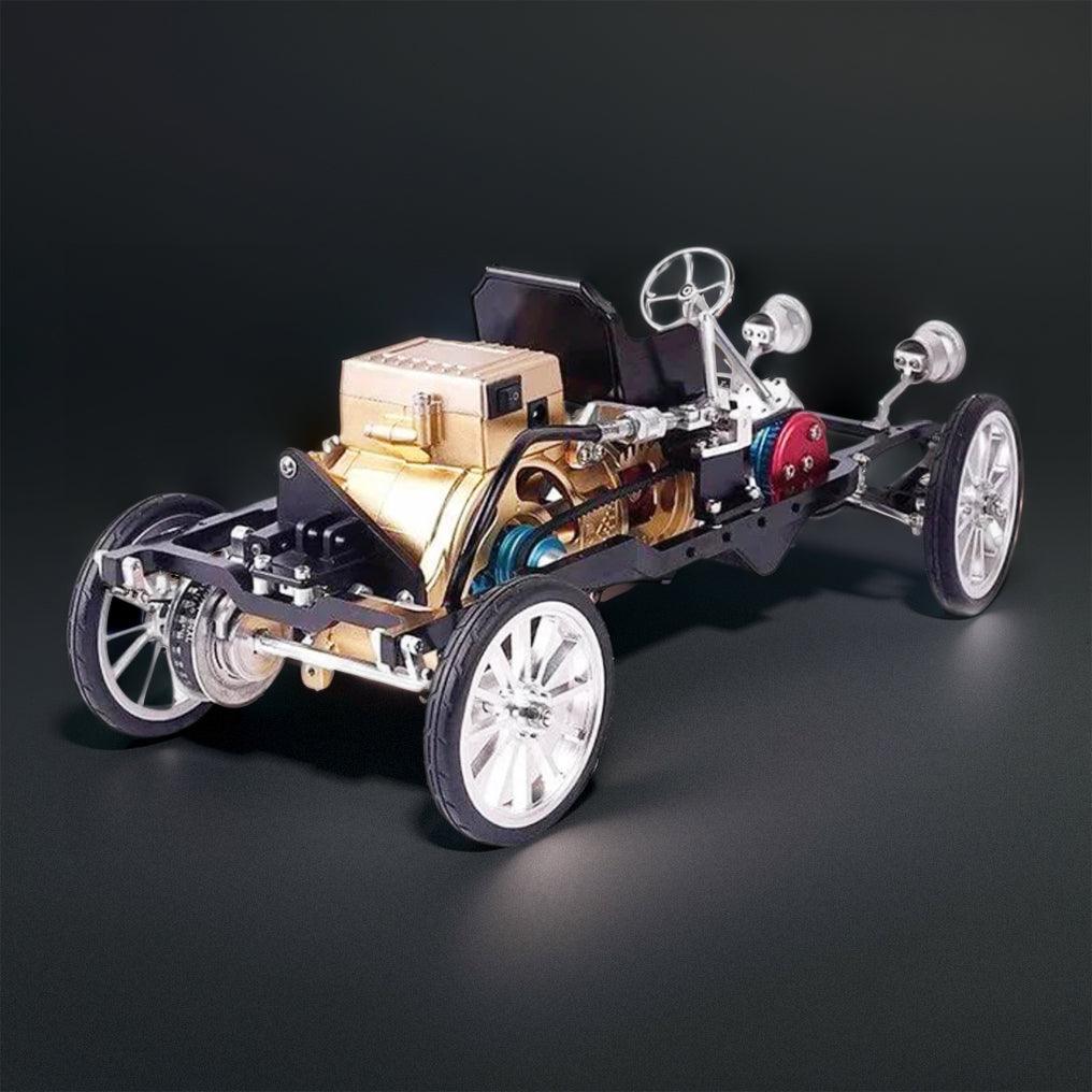Sashura™ Precision Metal Single Cylinder Engine Kit - Expert Mechanical Challenge by Sashura Premium