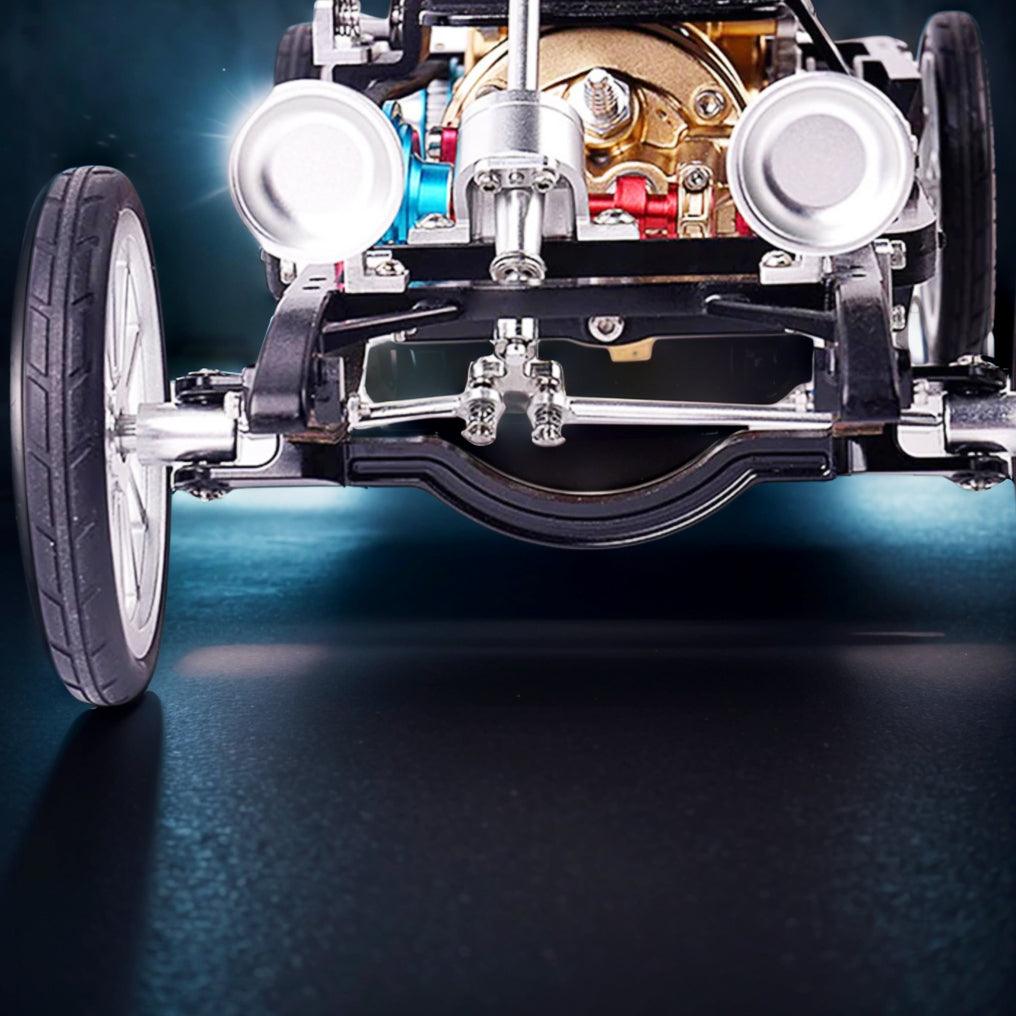 Sashura™ Precision Metal Single Cylinder Engine Kit - Expert Mechanical Challenge by Sashura Premium
