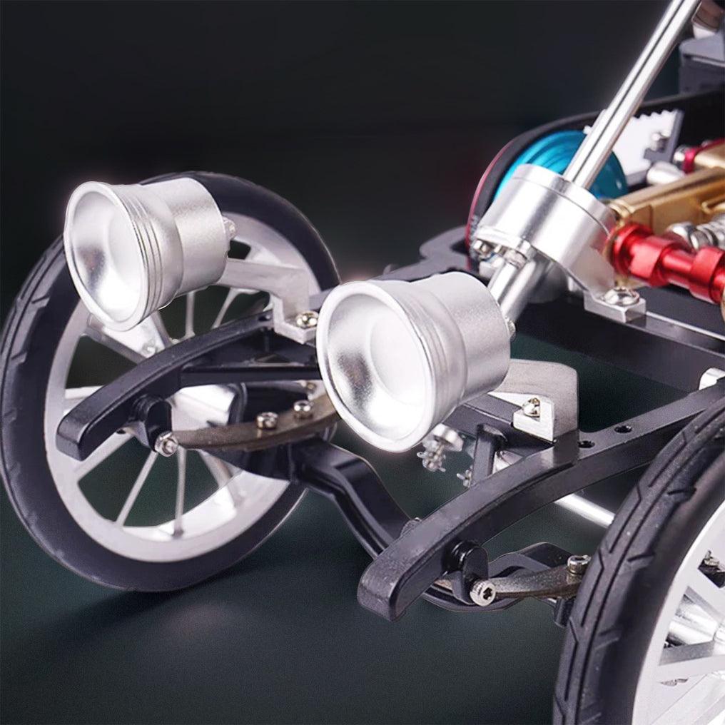 Sashura™ Precision Metal Single Cylinder Engine Kit - Expert Mechanical Challenge by Sashura Premium