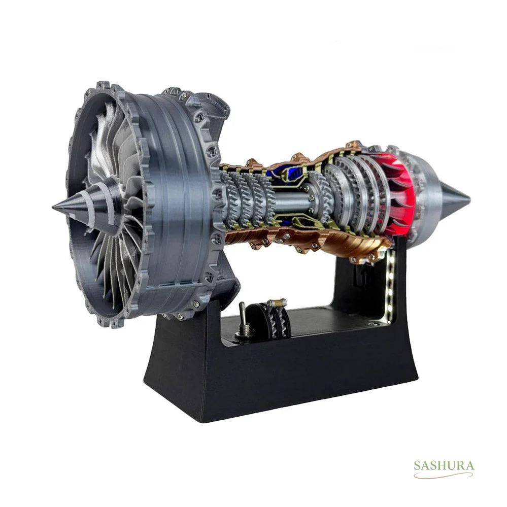 Sashura™ Precision TR900 Turbofan Engine - Advanced Aerospace Model by Sashura Premium