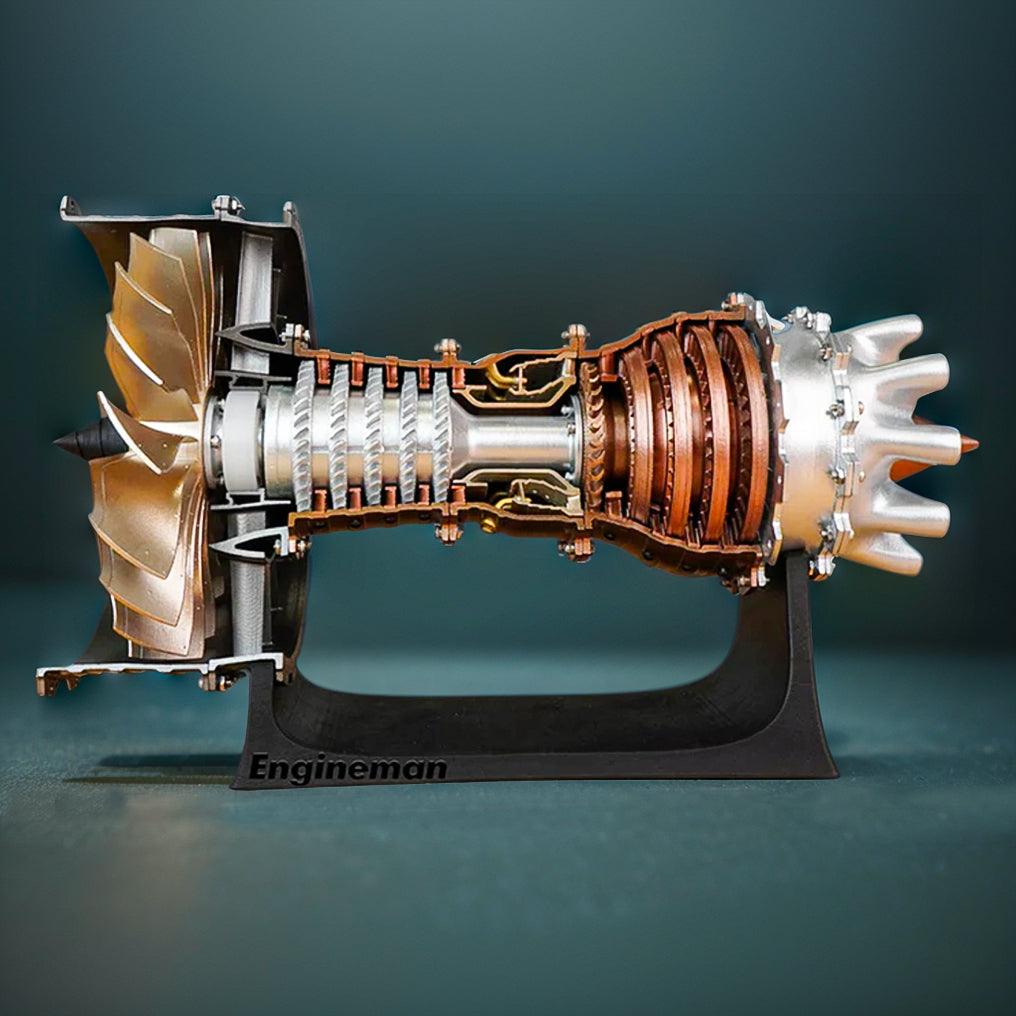 Sashura™ Precision TR900 Turbofan Engine - Master Aviation Mechanics by Sashura Premium