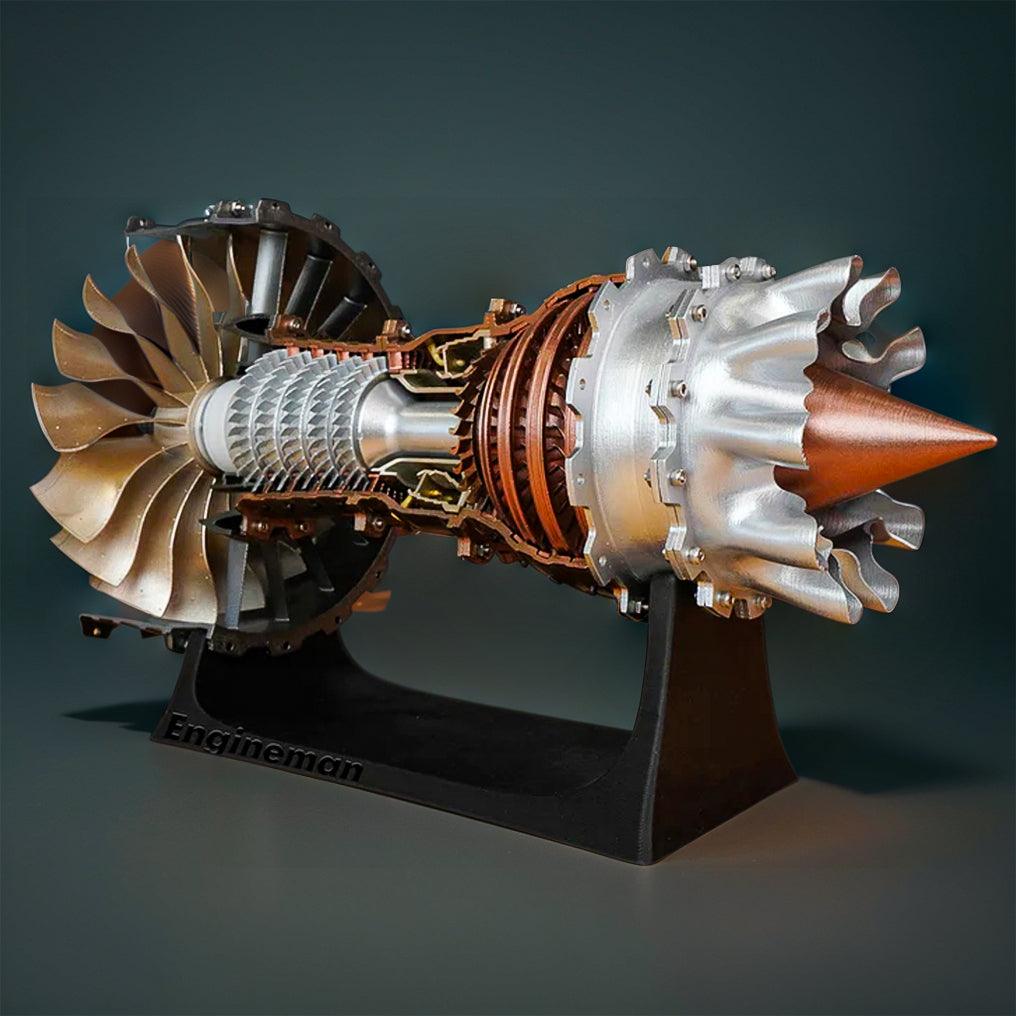 Sashura™ Precision TR900 Turbofan Engine - Master Aviation Mechanics by Sashura Premium