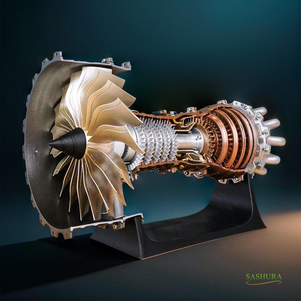 Sashura™ Precision TR900 Turbofan Engine - Master Aviation Mechanics by Sashura Premium