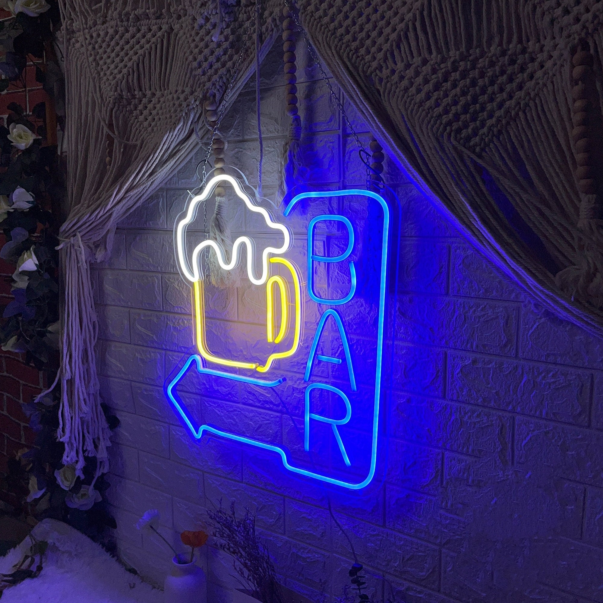 Sashura™ Premium Beer Bar Neon Light - Vibrant Izakaya Glow by Sashura Premium