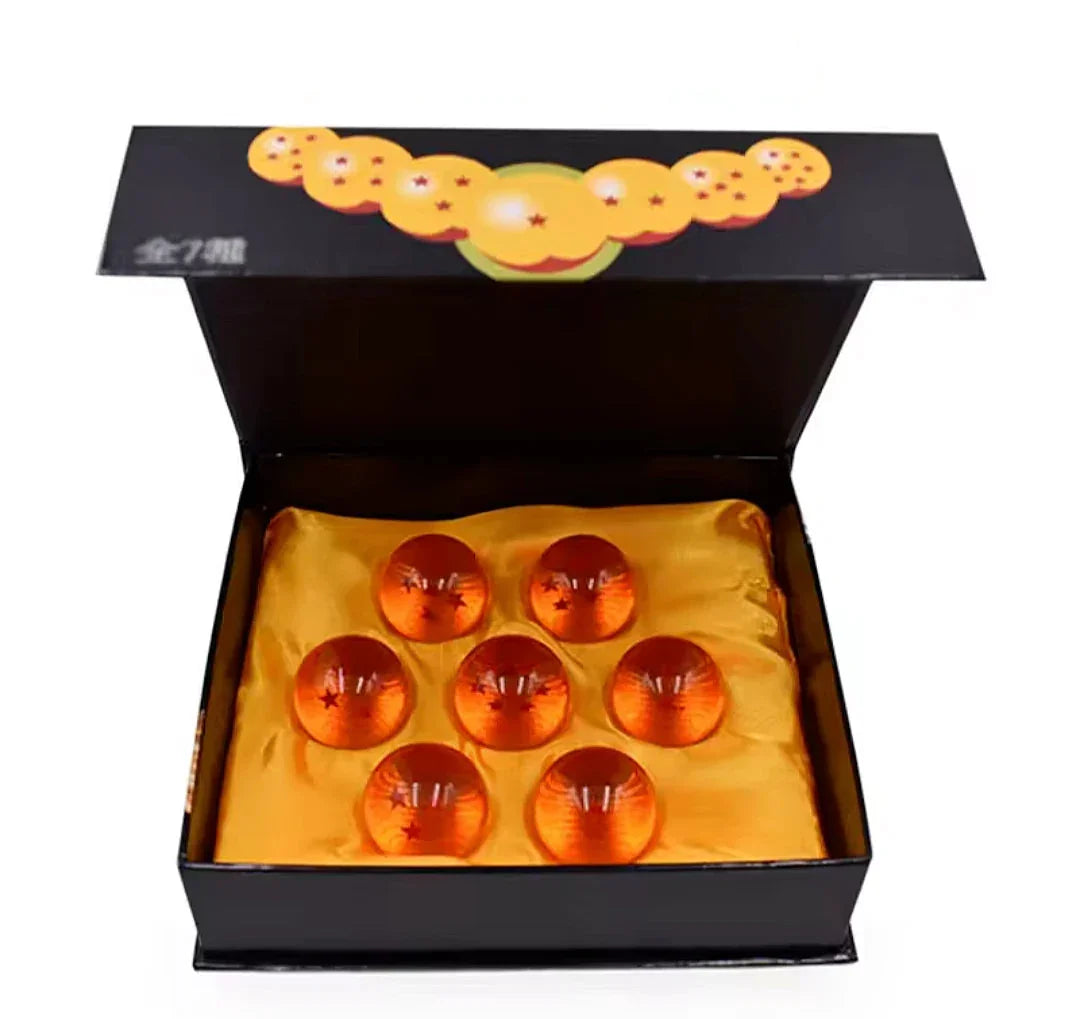 Sashura™ Premium Crystal Dragon Sphere Set - Complete Legendary Anime Collectible by Sashura Premium