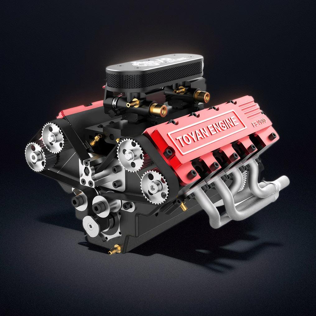 Sashura™ Premium DIY V8 Engine Model Kit - Realistic Working Mechanics by Sashura Premium