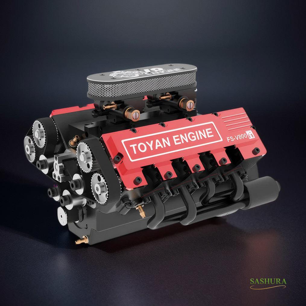 Sashura™ Premium DIY V8 Engine Model Kit - Realistic Working Mechanics by Sashura Premium