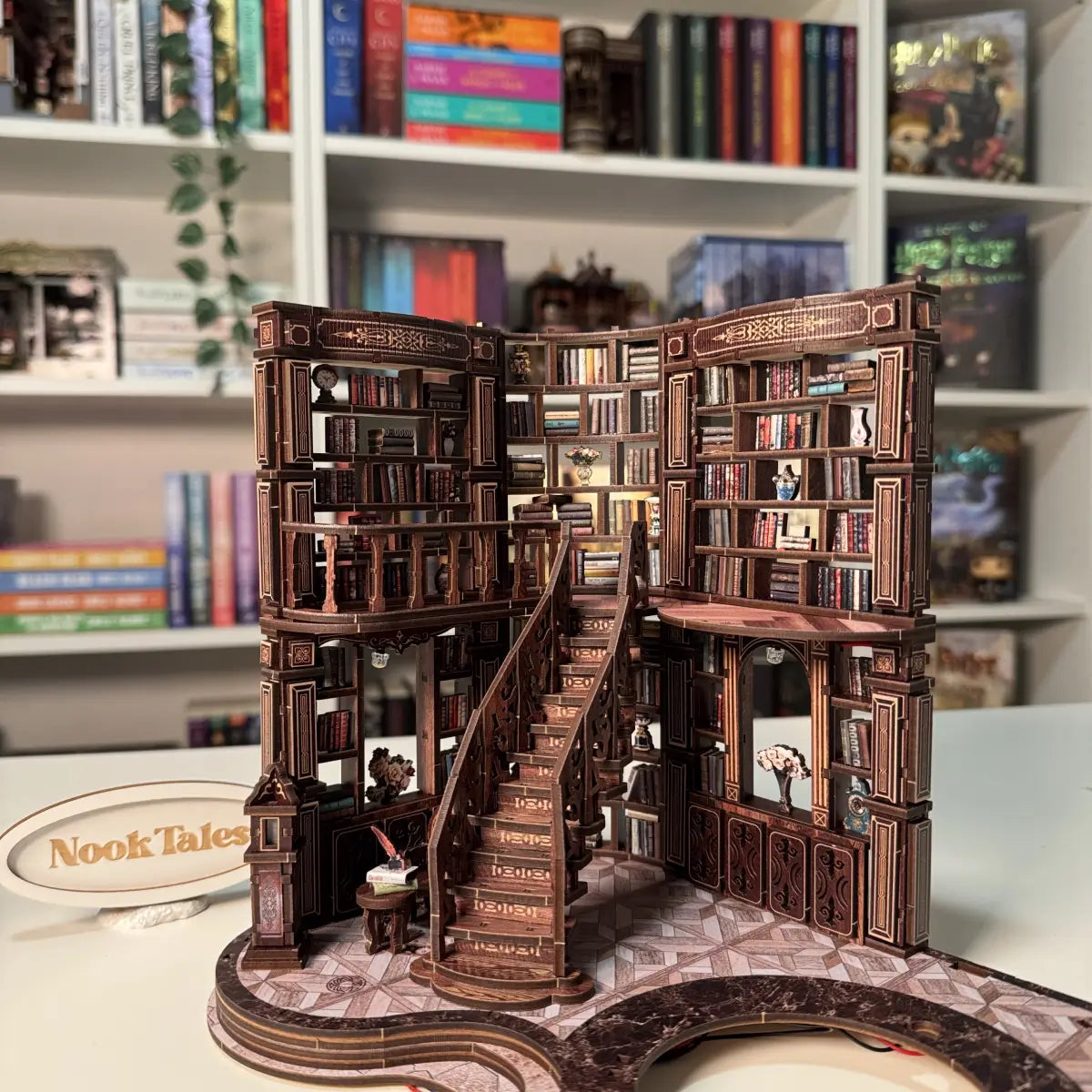 Sashura™ Premium Dreamy Book Hall - DIY Miniature Library Kit by Sashura Premium