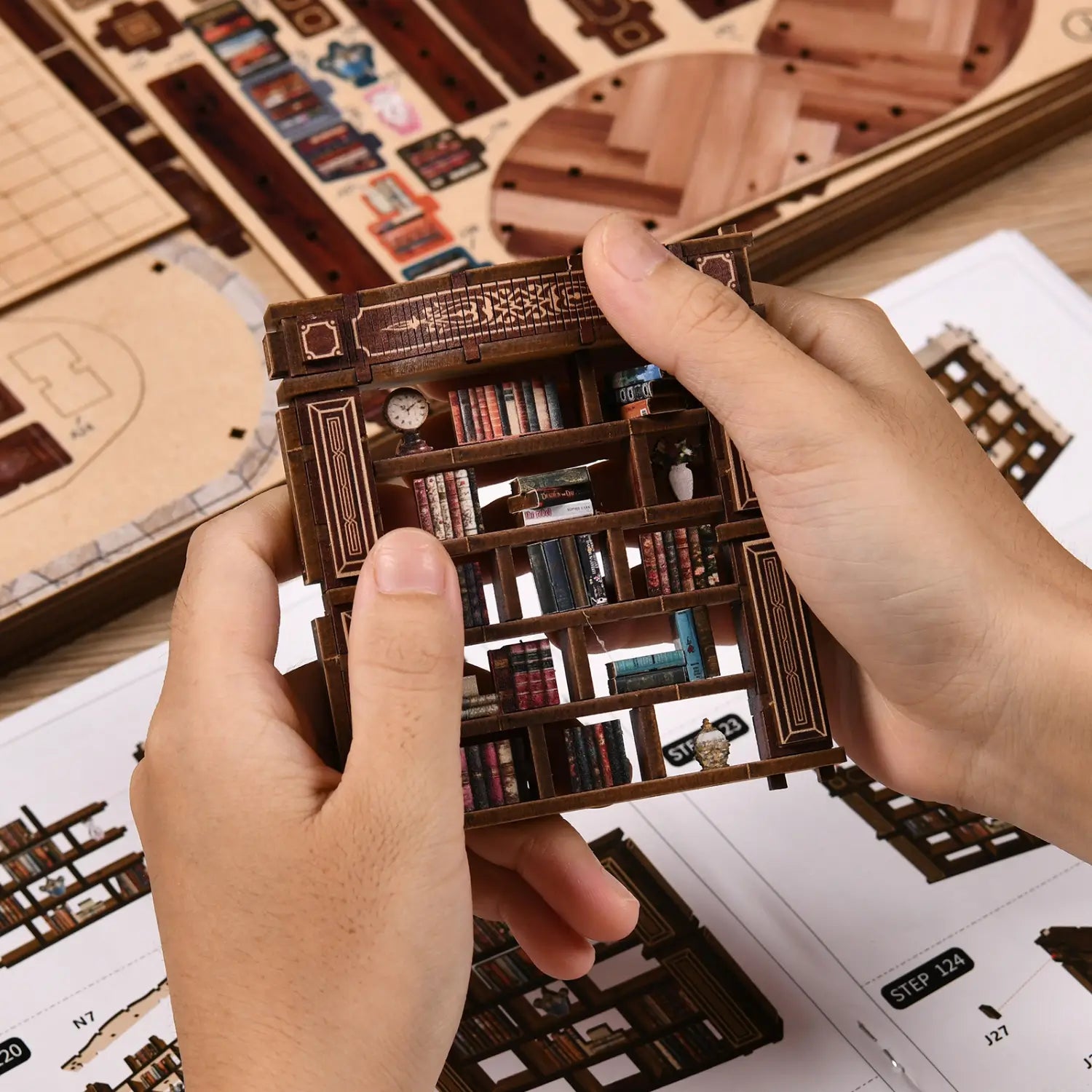 Sashura™ Premium Dreamy Book Hall - DIY Miniature Library Kit by Sashura Premium