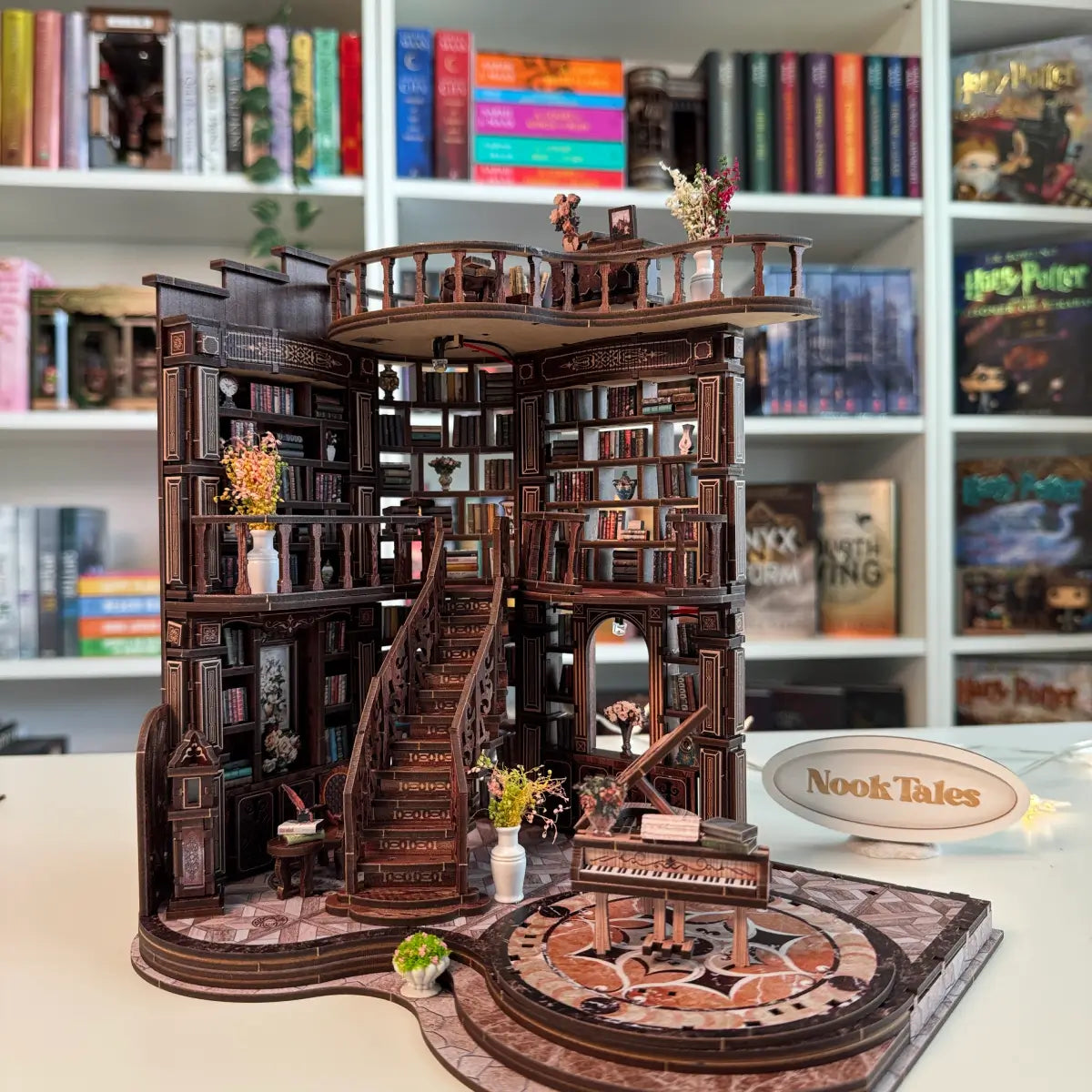 Sashura™ Premium Dreamy Book Hall - DIY Miniature Library Kit by Sashura Premium