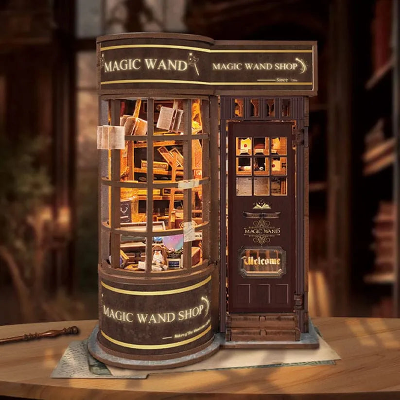 Sashura™ Premium Enchanted Magic Wand Shop - Immersive DIY Book Nook by Sashura Premium
