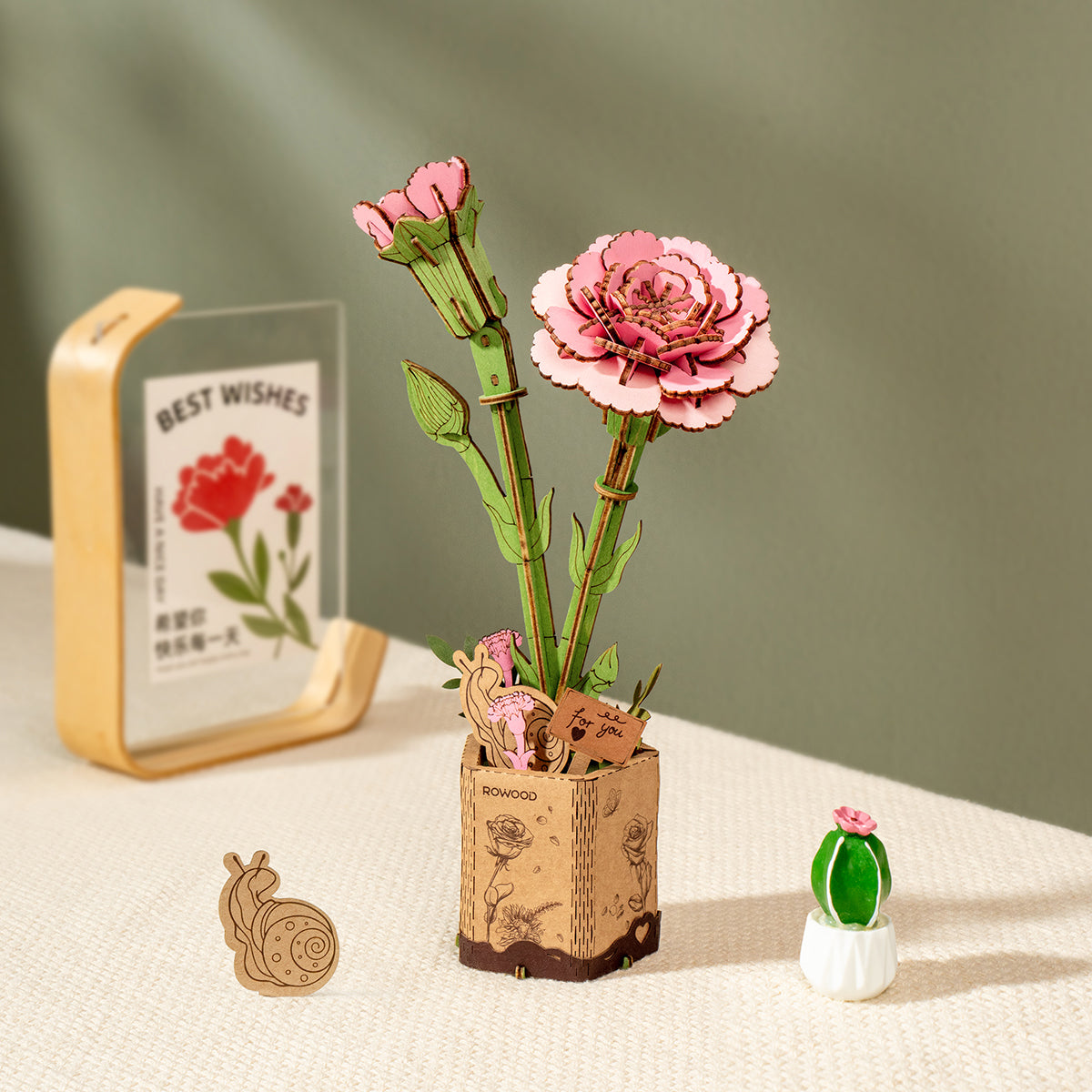 Sashura™ Premium Everlasting Wooden Flower Bouquet - Eternal Bloom Decor by Sashura Premium