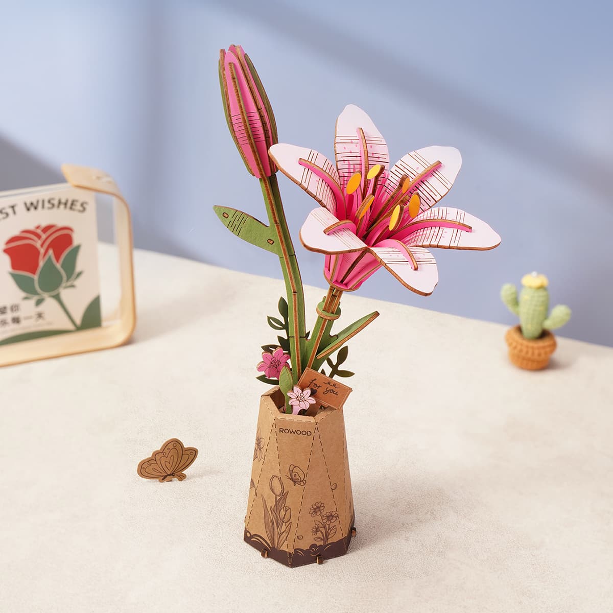 Sashura™ Premium Everlasting Wooden Flower Bouquet - Eternal Bloom Decor by Sashura Premium