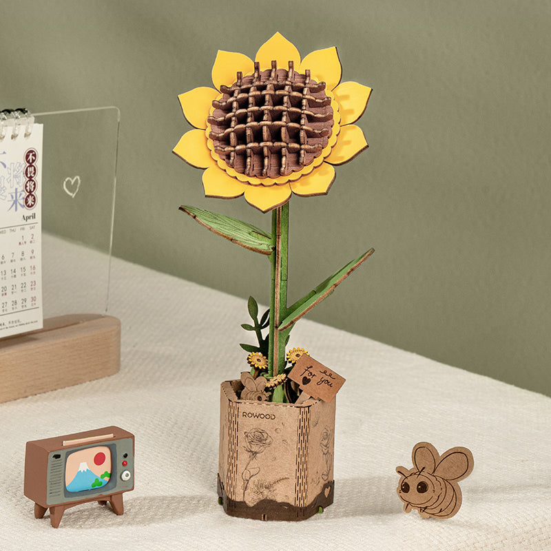 Sashura™ Premium Everlasting Wooden Flower Bouquet - Eternal Bloom Decor by Sashura Premium