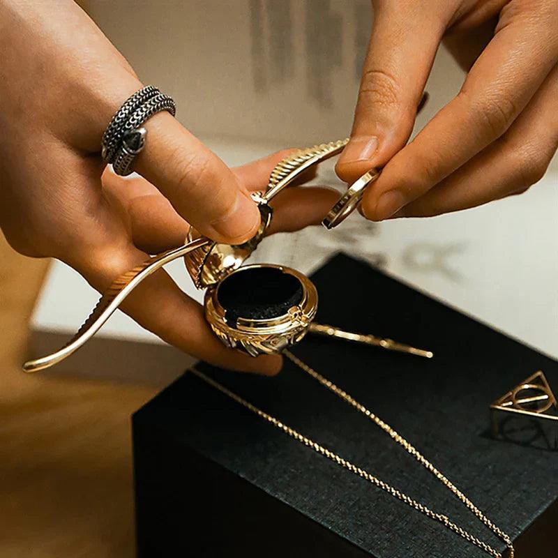 Sashura™ Premium Golden Snitch Ring Box - Enchanting Proposal Magic by Sashura Premium