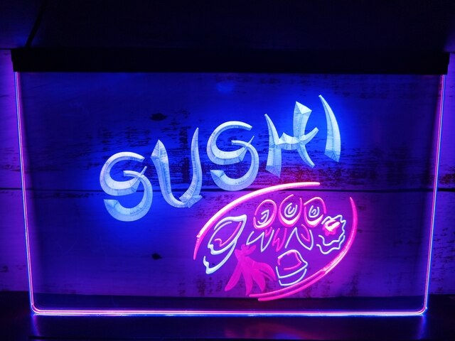 Sashura™ Premium LED Sushi Neon Lamp - Vibrant Japanese Wall Decor by Sashura Premium